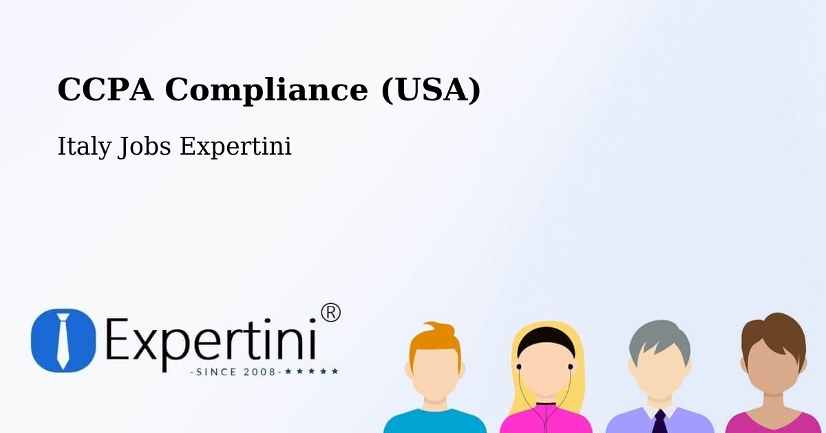 CCPA Privacy Rights & Compliance Notice – Seborga - Italy Jobs Expertini